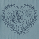 Life is Good Women's Crusher Vee - Angelfish Heart