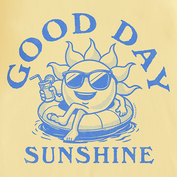 Life is Good Women's Crusher Vee - Matchbook Good Day Sunshine