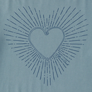 Life is Good Women's Crusher Vee - Heart Burst