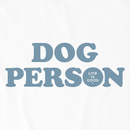 Life is Good Women's Crusher Vee - Dog Person Text