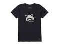 Life is Good Women's Crusher Vee - Raccoon