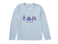 Life is Good Women's Long Sleeve Crusher Vee - Cozy Season