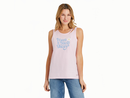 Life is Good Women's Crusher Tank - Crafty Have a Nice Daisy