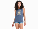 Life is Good Women's Crusher Tank - LIG in Flip Flops Sun