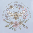 Life is Good Women's Crusher Lite Tee - Bee Happiness All Around