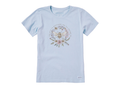 Life is Good Women's Crusher Lite Tee - Bee Happiness All Around