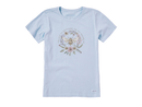 Life is Good Women's Crusher Lite Tee - Bee Happiness All Around
