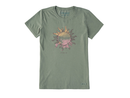 Life is Good Women's Crusher Lite Tee - Fineline Shine on Sun
