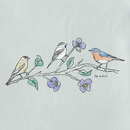 Life Is Good Women's Crusher Lite Vee - Three Birds