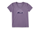 Life Is Good Women's Crusher Lite Vee - Stay Wild Moon Child Landscape