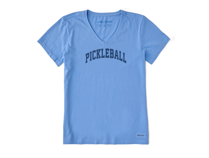 Life Is Good Women's Crusher Lite Vee - Athletic Pickleball