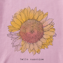 Life is Good Women's Long Sleeve Crusher Lite Vee - Hello Sunshine Sunflower