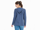 Life is Good Women's Long Sleeve Hooded Crusher Lite Tee - Golden Hour