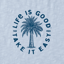 Life is Good Women's Slub Easy Fit Tank - Take It Easy Palm