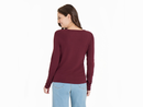 Life is Good Women's Solid Modal Ribbed Henley