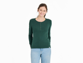 Life is Good Women's Solid Modal Ribbed Henley