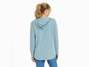 Life is Good Women's Crusher-Flex Hoodie Tunic - Keep It Simple Daisy Smile