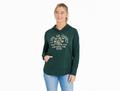 Life is Good Women's Crusher-Flex Hoodie Tunic - Growing the Good Daisies