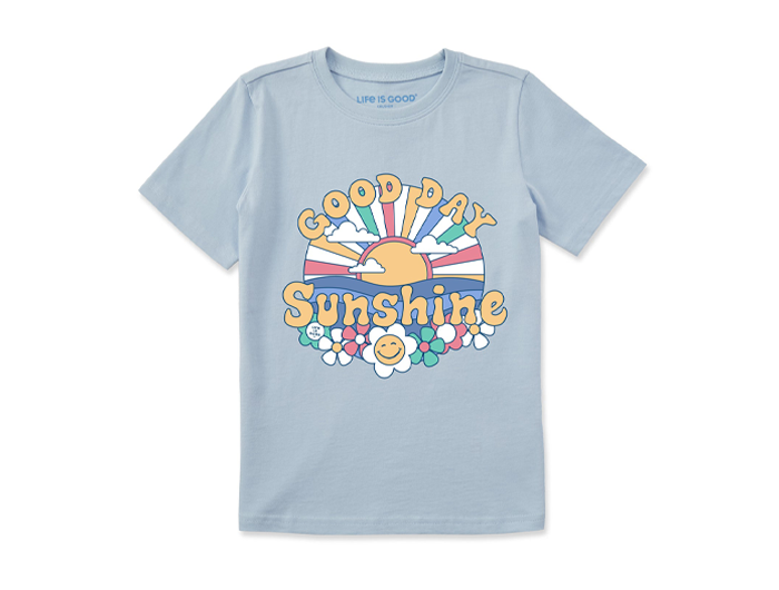 Life is Good Kids' Crusher Tee - Groovy Good Day Sunshine