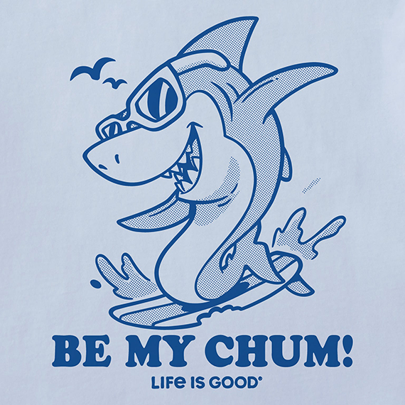 Life is Good Kids' Crusher Tee - Be My Chum Shark