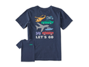 Life is Good Kids' Crusher Tee - Let's Go Vehicles