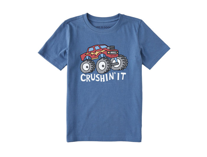 Life is Good Kids' Crusher Tee - Crushin It Truck