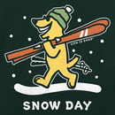 Life is Good Kids' Crusher Tee - Rocket Ski Snow Day