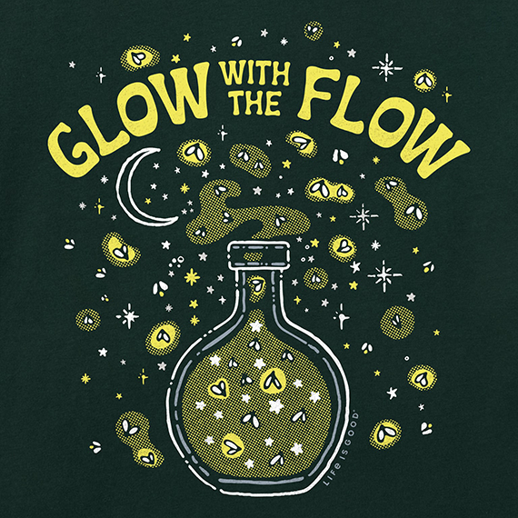 Life is Good Kids' Crusher Tee - Glow with the Flow