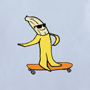 Life is Good Kids' Crusher Tee - Banana Boarder