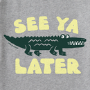 Life is Good Kid's Long Sleeve Crusher Tee - See Ya Later Alligator