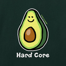 Life is Good Kid's Long Sleeve Crusher Tee - Hard Core Avocado