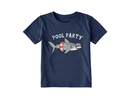 Life is Good Toddler Crusher Tee - Shark Pool Party