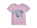 Life is Good Toddler Crusher Tee - Stay Cool Mermaid