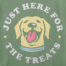 Life is Good Toddler Crusher Tee - Here for the Treats