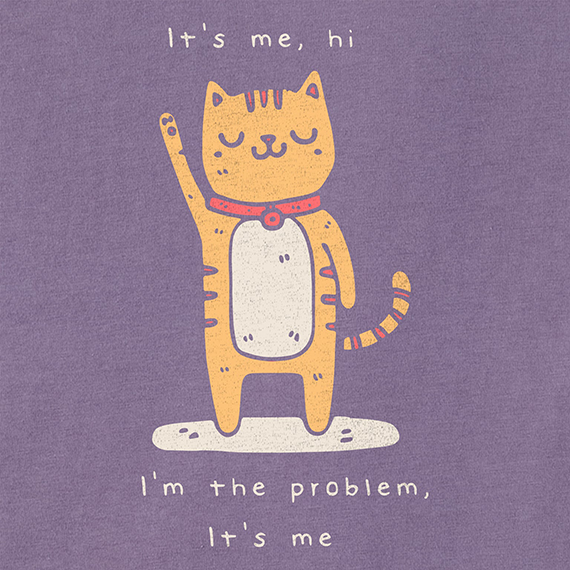 Life is Good Toddler Crusher Tee - Cat I'm the Problem