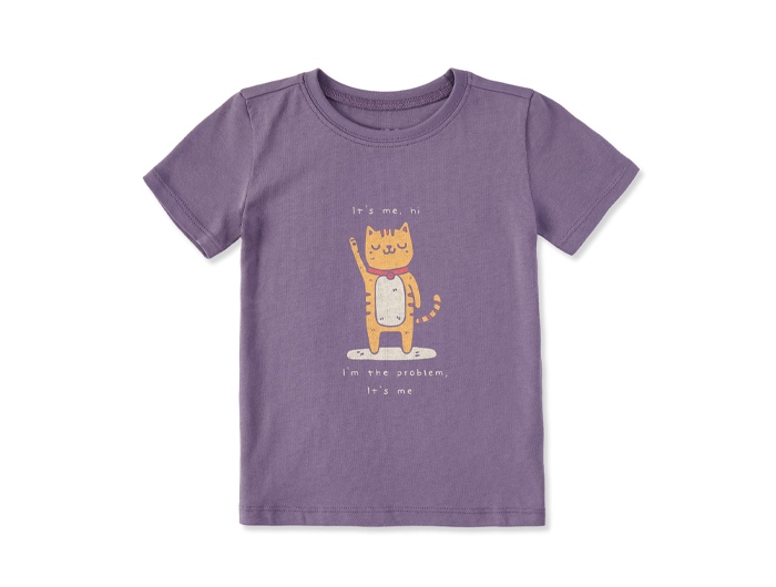 Life is Good Toddler Crusher Tee - Cat I'm the Problem