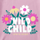 Life is Good Toddler Crusher Tee - Wild Child Flowers