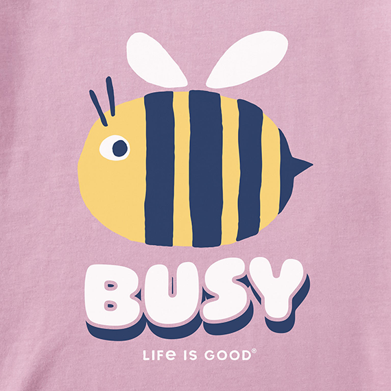 Life is Good Infant Crusher Baby Bodysuit - Busy Bee