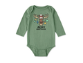 Life is Good Infant Long Sleeve Crusher Baby Bodysuit - Merry Christmoose Ornaments