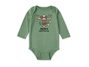 Life is Good Infant Long Sleeve Crusher Baby Bodysuit - Merry Christmoose Ornaments