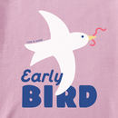 Life is Good Infant Long Sleeve Crusher Baby Bodysuit - Early Bird