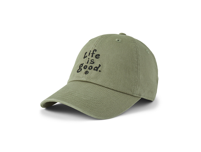 Life is Good Chill Cap - LIG Vintage Wordmark Stacked