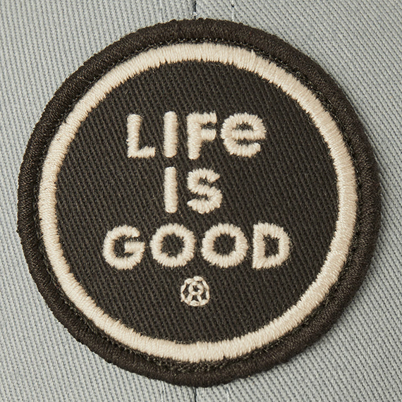 Life is Good Trucker Hat - Clean LIG Coin