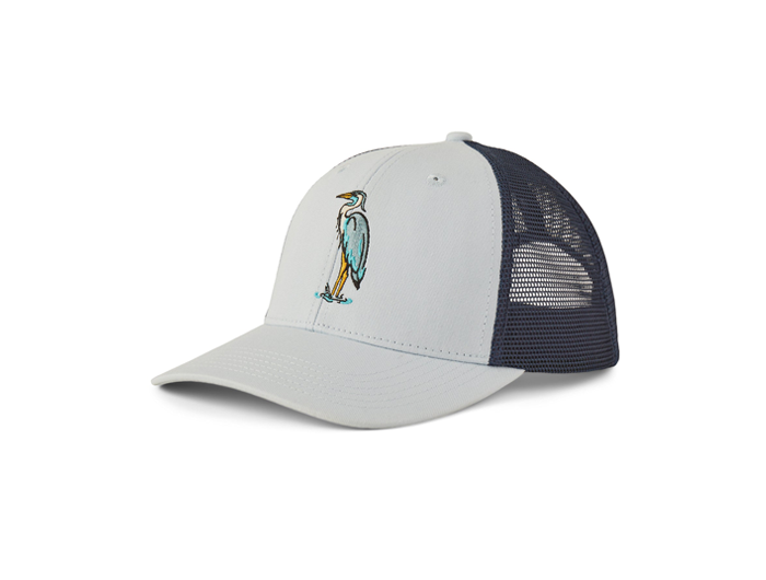 Life is Good Trucker Hat - Great Blue Heron