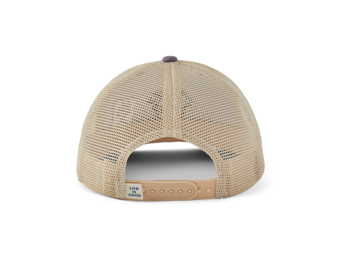 Life is Good Trucker Hat - Woodcut Heart