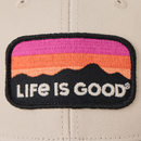 Life is Good Trucker Hat - Sunset Mountain