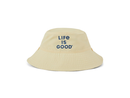 Life is Good Baby Made in the Shade Bucket Hat - Playful Dog Pattern