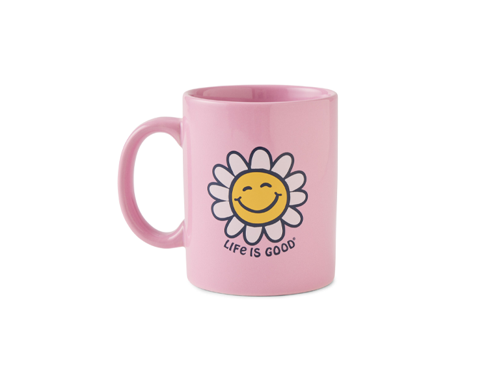 Life is Good Jake's Mug - Happy Smile Daisy