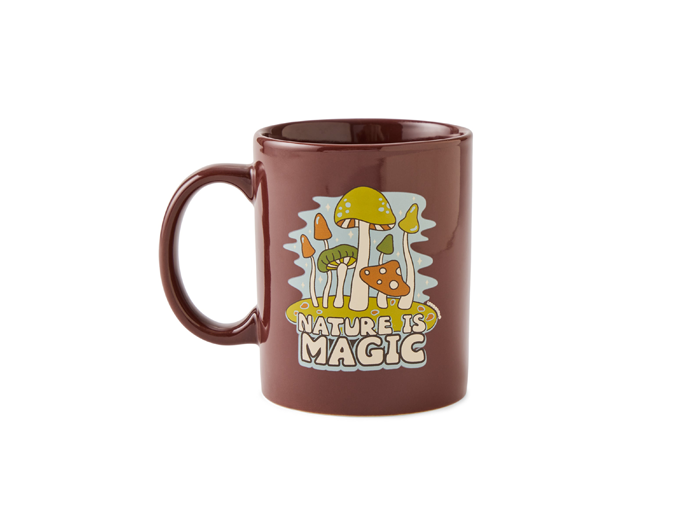 Life is Good Jake's Mug - Nature Is Magic Mushrooms