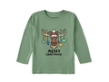 Life is Good Toddler Long Sleeve Crusher Tee - Merry Christmoose Ornaments